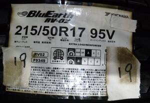 【☆　　　】格安 ヨコハマタイヤ　　Bluearth RV-02　 215/50R17　2019年製造　 １本のみ