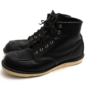 RED WING レッドウィング ワークブーツ 9075 MOC TOE CLASSIC BLACK Black Harness Leather ブラックハーネス IRISH SETTER アイリッシュ