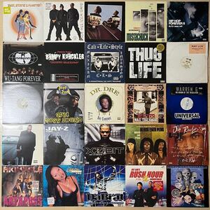 送料込 HIP HOP LP 25枚セット dr dre snoop dogg pound 2pac warren g jay z wu tang clan ray luv mad cj mac rap gangsta funk rakim 