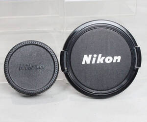 011035 【良品 ニコン】 Nikon 72mm レンズキャップ＆ LF-1 レンズリアキャップ