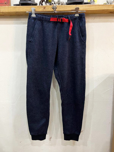 B11★GRAMICCI/グラミチ Fleece Narrow Rib Pants フリースナローリブパンツ ネイビー メンズ フリースパンツ Mサイズ USED ★