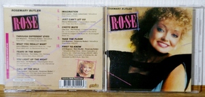 廃盤CD●ローズマリー・バトラー/Rose●AOR 1983作品 24bitリマスター★Rosemary Butler