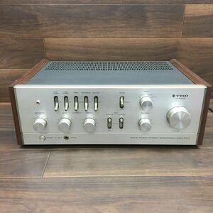 US241010 B-97 TRIO トリオ プリメインアンプ KA-5006 オーディオ機器 音響機器 音楽機材 木目 ジャンク品