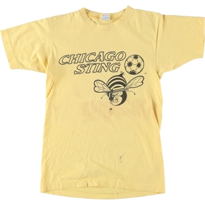 古着 70年代 チャンピオン Champion バータグ スポーツプリントTシャツ USA製 レディースS ヴィンテージ /eaa452039 【SS2409_30%】