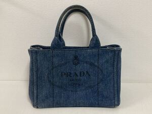 4090401E PRADA プラダ トートバッグ デニム カナパ 