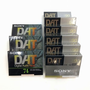 ソニー SONY DATテープ９本 ★ジャンク品★ DT-90RN/DT-74RA