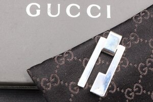 【ト静】 ★ GUCCI グッチ Gロゴ Gプレート ネックレス ペンダント トップのみ ブランド アクセサリー 箱付き 中古現状販売 GA972GCG34