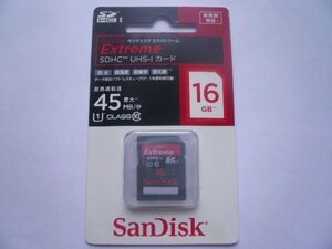 SanDisk　Extreme　SDHCカード　16GB