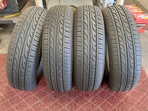 DF6052■165/70R14 81S　4本価格　DUNLOP DIGI-TYRE EC202　送料無料 夏 ’19年 7～8分山 パッソ ヴィッツ アクア マーチ スイフト ソリオ