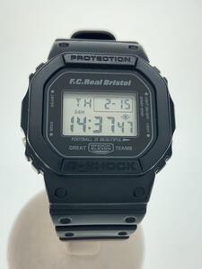 CASIO◆クォーツ腕時計/デジタル/ラバー/BLK/BLK/SS/DW-5600VT