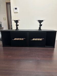 BOSE 201Ⅱ MUSIC MONITOR スピーカー　金具付き　2台セット　音出し　点検済み　ボーズスピーカー 中古品