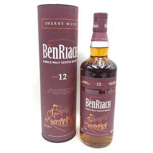 BEm067I 80 未開栓 箱付き THE BENRIACH ベンリアック 12年 シェリー ウッド スコッチ ウイスキー 46% 700mL お酒 SHERRY WOOD