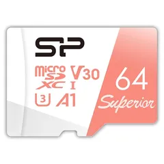 シリコンパワー SP Silicon PowermicroSD カード 64GB 【Nintendo Switch 動作確認済】4K対応 class10 UHS-1 U3 最大読込100MB/s 3D Nand SP064GBSTXDV3V20SP