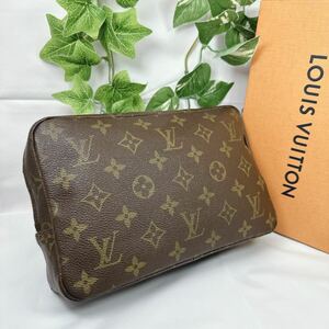 1円 LOUIS VUITTON ルイヴィトン モノグラム トゥルーストワレット 23 ポーチ M47524 正規品