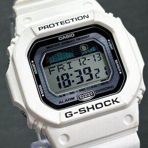 美品 CASIO カシオ G-SHOCK ジーショック G-LIDE ジーライド GLX-5600-7 腕時計 デジタル クオーツ 多機能 ホワイト メンズ 動作確認済み