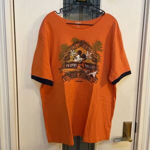 ディズニー　ミッキーマウス　Tシャツ　ヴィンテージ　ビンテージ　サーフィン　アメカジ ビッグサイズ 半袖Tシャツ