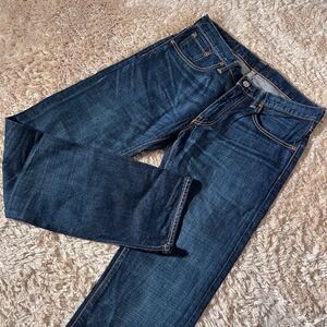 1円美品◆LEVIS/リーバイス◆504◆W31L32◆超定番やや細め◆デニム/ジーンズ/ジーパン◆革パッチ◆ストレート◆インディゴブルー