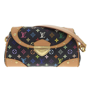 ルイ ヴィトン LOUIS VUITTON モノグラム マルチカラー ビバリーMM ショルダーバッグ ノワール M40204 中古 新入荷 LV1327