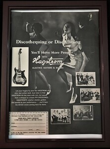 ☆ 1960年代 Hagstrom guitars オリジナル広告 / ハグストローム ギター☆