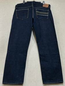 桃太郎ジーンズ MOMOTAROJEANS 出陣 OS-0105PLK セルビッチ デニムパンツ 日本製 濃紺 大きいサイズ 38 　　　　　　　　　 BJBD.H