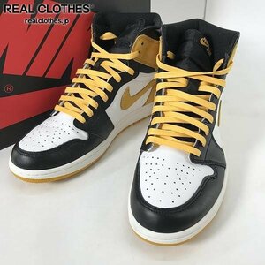 NIKE/ナイキ AIR JORDAN 1 RETRO HIGH/エアジョーダン1 レトロ ハイ イエローオークル 555088-109/29 /080