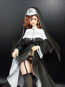 ルパン三世 【キャストオフ】リペイント、フィギュア、峰不二子、Fujiko Mine 1/6 高27cm、ルパン3世、シスターver、軟らかいボディ