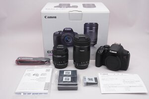 一眼レフカメラ EOS Kiss X10i ダブルズームキット ■Canon★Joshin(ジャンク)251E【1円開始・送料無料】