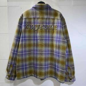 Supreme 22aw Shearling Lined Flannel Shirt Size-L シュプリーム シアリングラインドフランネルシャツ