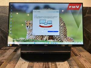 【良品/TV3波対応】ESPRIMO FH90/B3/Corei7 7700HQ 2.8G/HDD3TB/メモリ12GB/27型ワイド/Win11Home/office2021/BDRE/A532