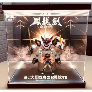 千値練 魔神英雄伝ワタル 4インチネル 戦部ワタル METAMOR-FORCE 龍王丸 ☆専用☆ フィギュアケース LED 照明 ディスプレイ ショーケース