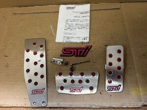 BP5 BL5 BLE BPE レガシィ レガシィアウトバック 前期 STI ペダルカバー AT