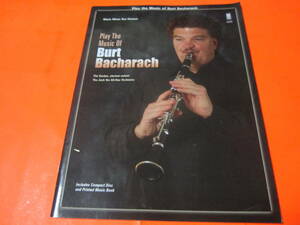 ♪輸入楽譜（クラリネット）Play the Music of Burt Bacharach: Solo B Flat Clarinet 　CD付き　バート・バカラック 