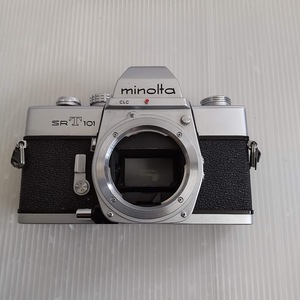 ●[現状品] ミノルタ minolta SRT 101 35mm 一眼レフフィルムカメラ シルバー ボディのみ 2598381