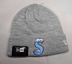 希少！Supreme New Era S Logo Beanie Heather Grey シュプリーム ニューエラ S ロゴ ビー二― ヘザー グレー (20FW) B406