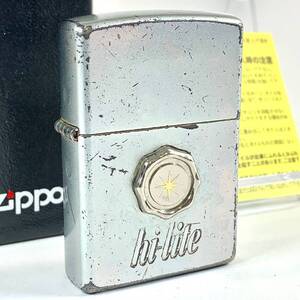 ZIPPO hi-lite 着火未確認 付属品多数 Lighter ハイライト ジッポー ライター 喫煙具 Old Vintage Used Junk Mens Ladies オールド Z12