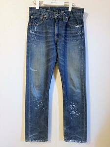 希少 LEVIS リーバイス 90s 00s MADE IN USA 505e デニムパンツ W29 米国製 vintage jeans ジーンズ コーンミルズ 刻印379 ペンキ有 501