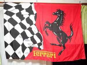 希少 美品 90年代 ビンテージ 1999年 フェラーリ Ferrari ガレージフラッグ バナー オフィシャルライセンス 旧車 当時物