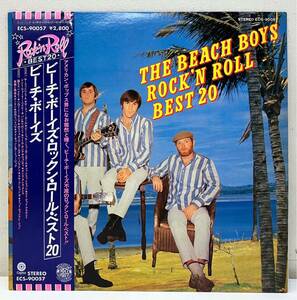 AG86407▲帯付 ビーチ・ボーイズ・ロックン・ロール・ベスト20 LPレコード THE BEACH BOYS ROCK