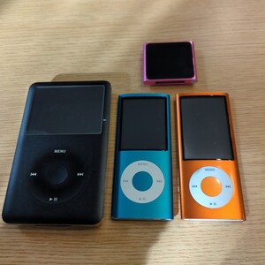 Apple iPod Classic 160GB A1238、1285、1320、他1台 ジャンク品　4台まとめ