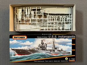 ３　倉庫片付け品　新品在庫品　ＭＡＴＣＨＢＯＸ　Ｕ.Ｓ.Ｓ. ｌｎｄｉａｎａｐｏｌｉｓ　プラモデル　戦艦　ミリタリー　未組立品