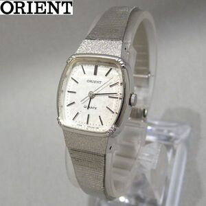 ★ORIENT ジェミニスター クォーツ 腕時計 Cal.53530 5J トノー シルバー アンティーク ヴィンテージ オリエント★