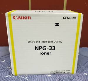 新品 未開封 Canon NPG-33Y 純正トナー キャノン Yillow 黄色 純正カードリッジ 保管品 ①