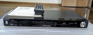 Pioneer　DVDデッキ　DV-220V リモコン付き 取扱説明書付き　パイオニア DVDプレイヤー　2011年製　ジャンク　動作未確認　コンセント無し