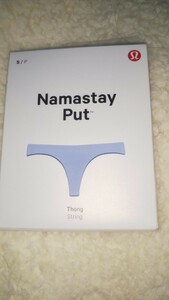 ルルレモン インナーショーツ SzS/US namastay put thong ハイドレンジア 新品