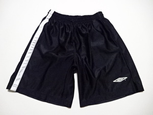 ■1209■UMBRO●アンブロ●サッカーパンツ M 黒●