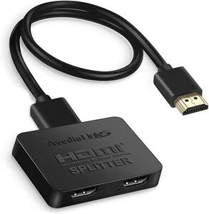 avedio links HDMI分配器 4Kx2K HDMIスプリッター 1入力2出力 3D、フルHD、 1080P、HDCP1.4対応 HDMI 二股 お好みの2台同時出力可能
