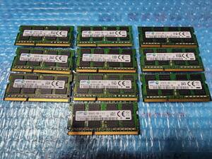 即決 SAMSUNG製 10枚セット DDR3 8GB PC3L-12800S SO-DIMM 204pin 低電圧対応 送料185円～