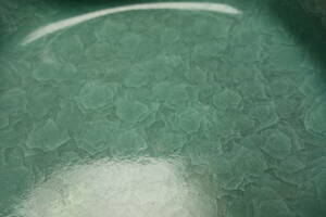 昭和バブル期 倣唐物哥窯（かよう） 上品 氷裂青磁 茶豆皿