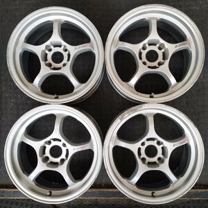 管理番号：A3-113【4本価格】【15x6.5J 4x100 ET+40 ハブ73】D-2000R・シビック/ロードスター等・店頭引取可能・適格請求書発行可能