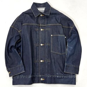 beautiful people selvage denim big blouson 定価45,000円 size170 ネイビー 1645102002 ビューティフルピープル ビッグデニムジャケット